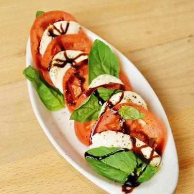 Caprese salad.