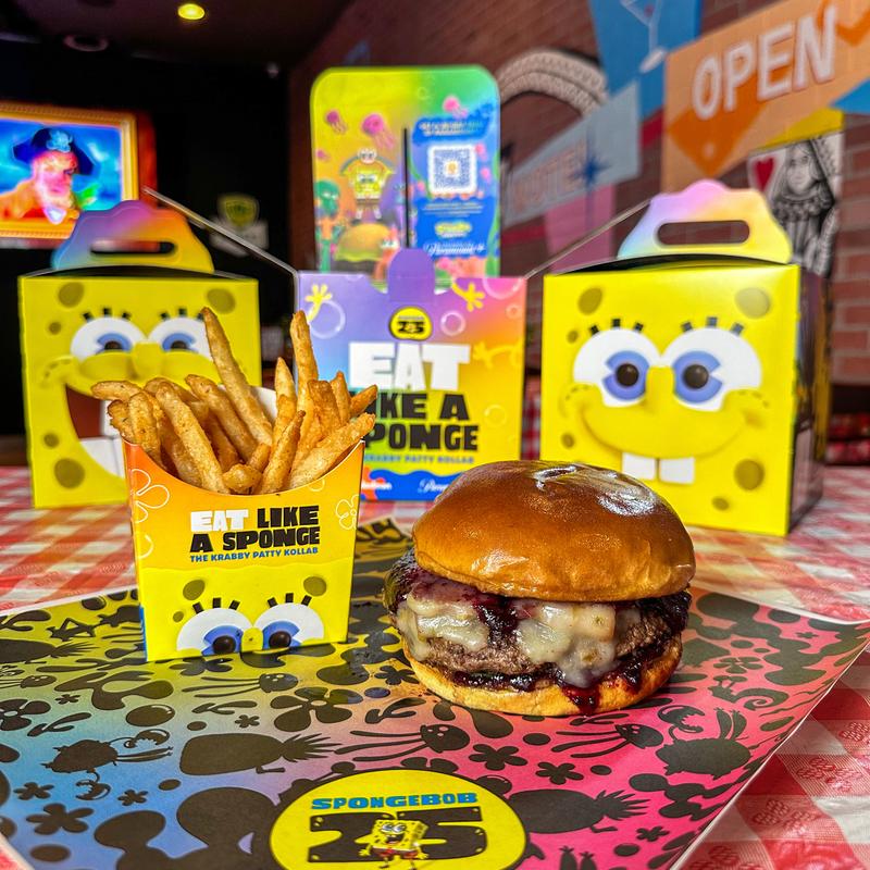 SpongeBob Jellyfish Jelly Burger photo