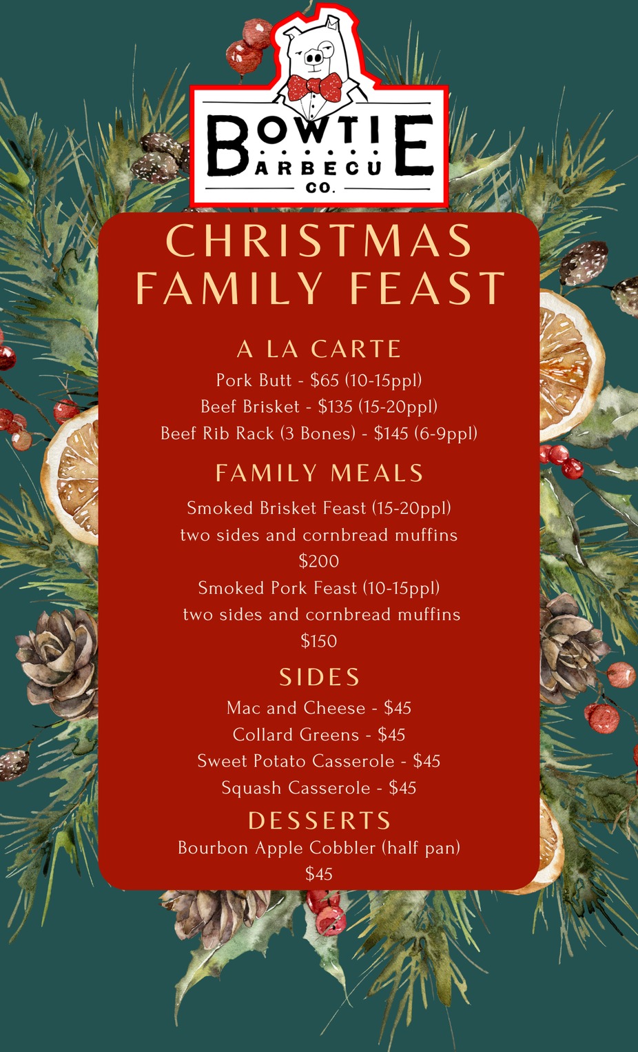 Christmas Family Feasts event photo