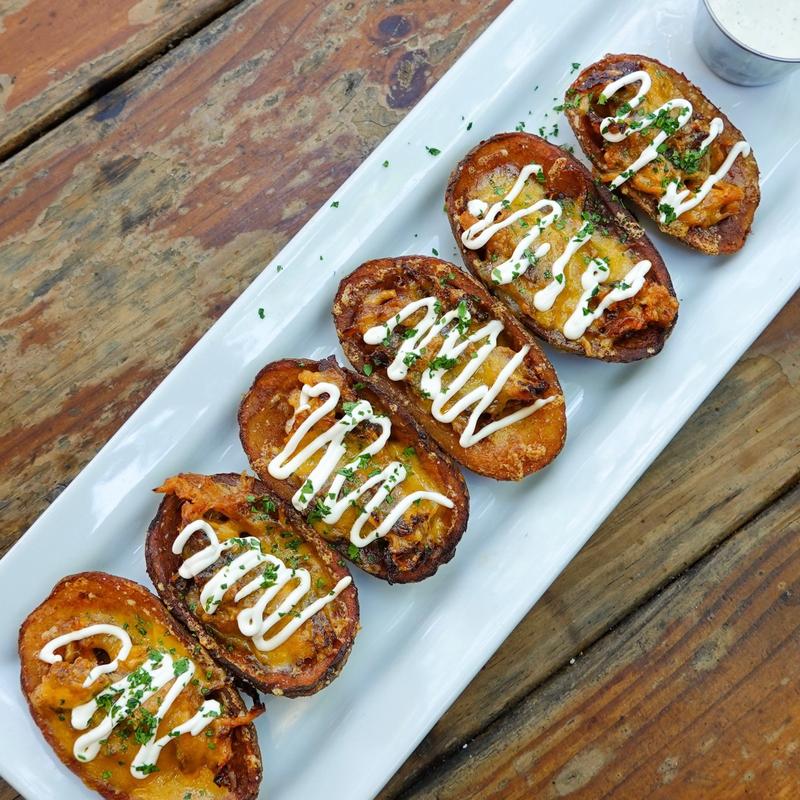 Pulled Pork Potato Skins photo