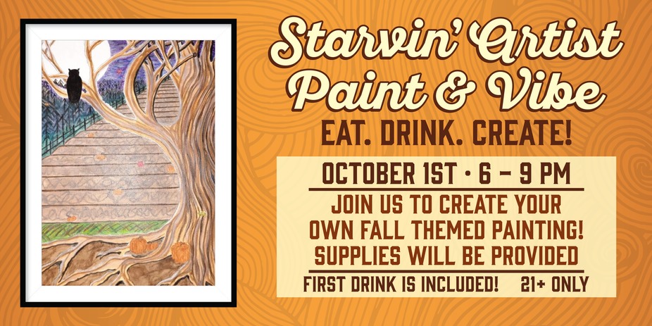 Starvin' Artist Paint & Vibe event photo