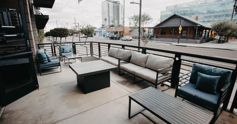 Exterior, seating space
