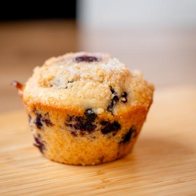 Blueberry muffin.