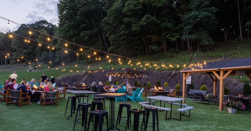 Outdoor seating area