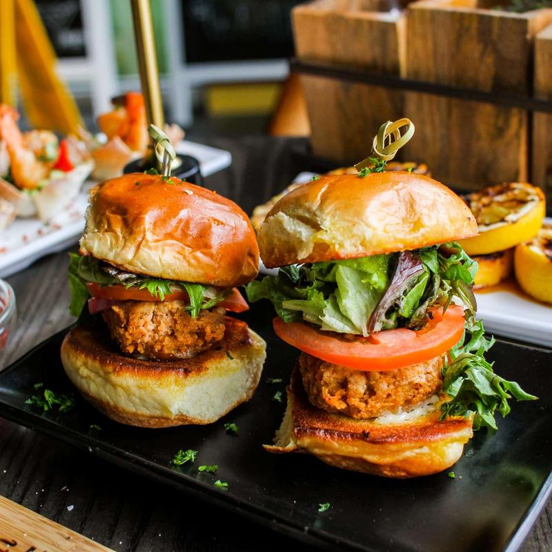 Salmon Glam Sliders photo