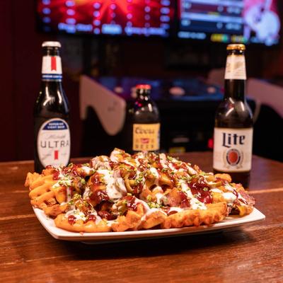 Brisket mac and cheese with beer