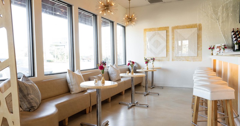 Interior seating area