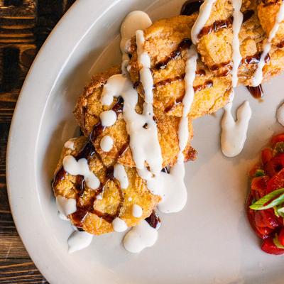 Fried green tomatoes.