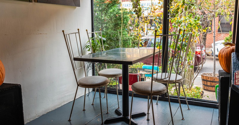 Interior seating area