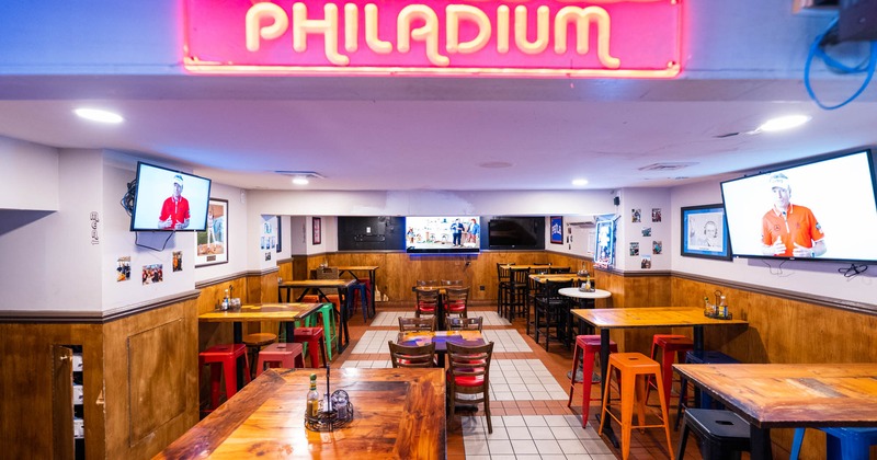 Interior seating area