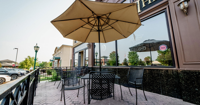 Exterior, outside tables