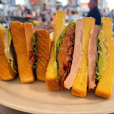 BLT and Avocado sandwiches.