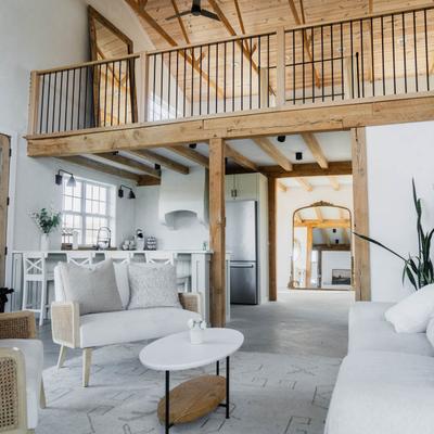 The interior lounge space.