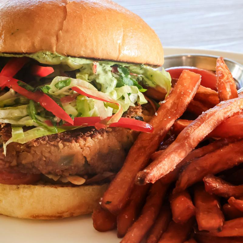 Chickpea Veggie Burger photo