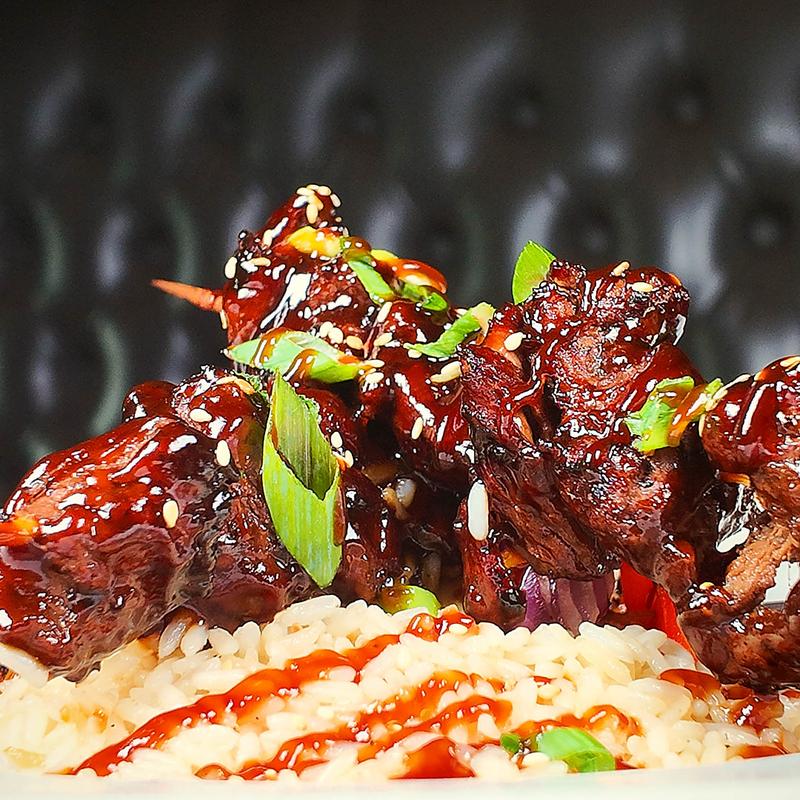 Korean BBQ Steak Skewers photo