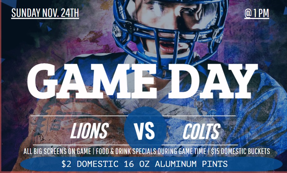 Lions VS Colts event photo