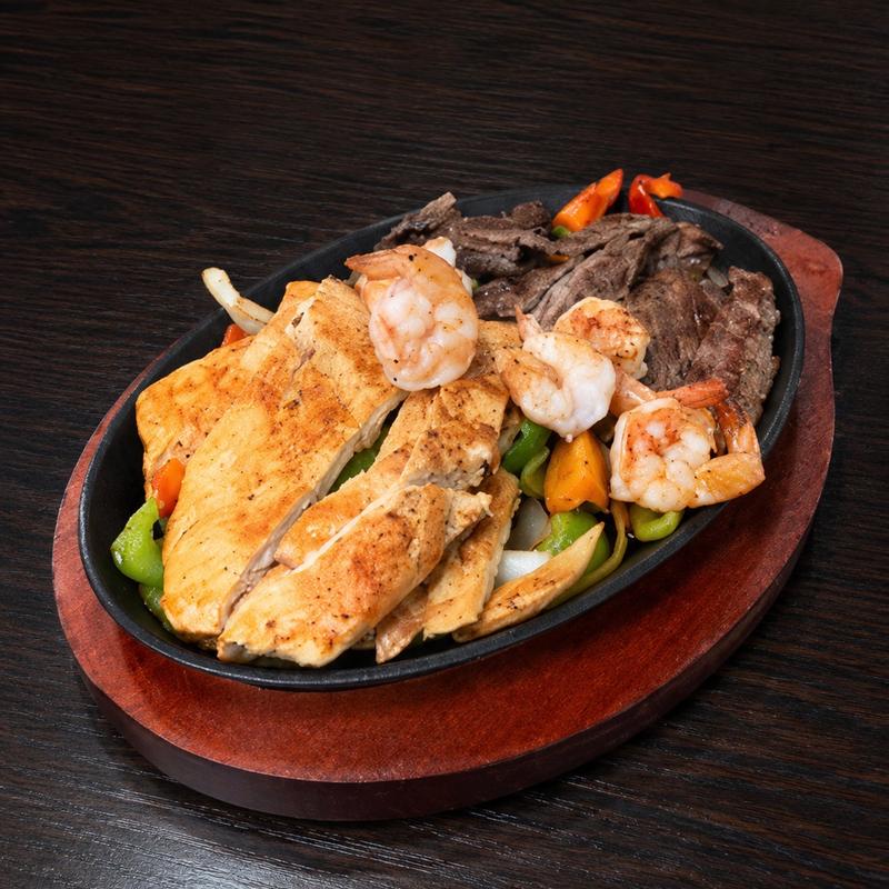 menu item 33 of 75, Fajitas Trio