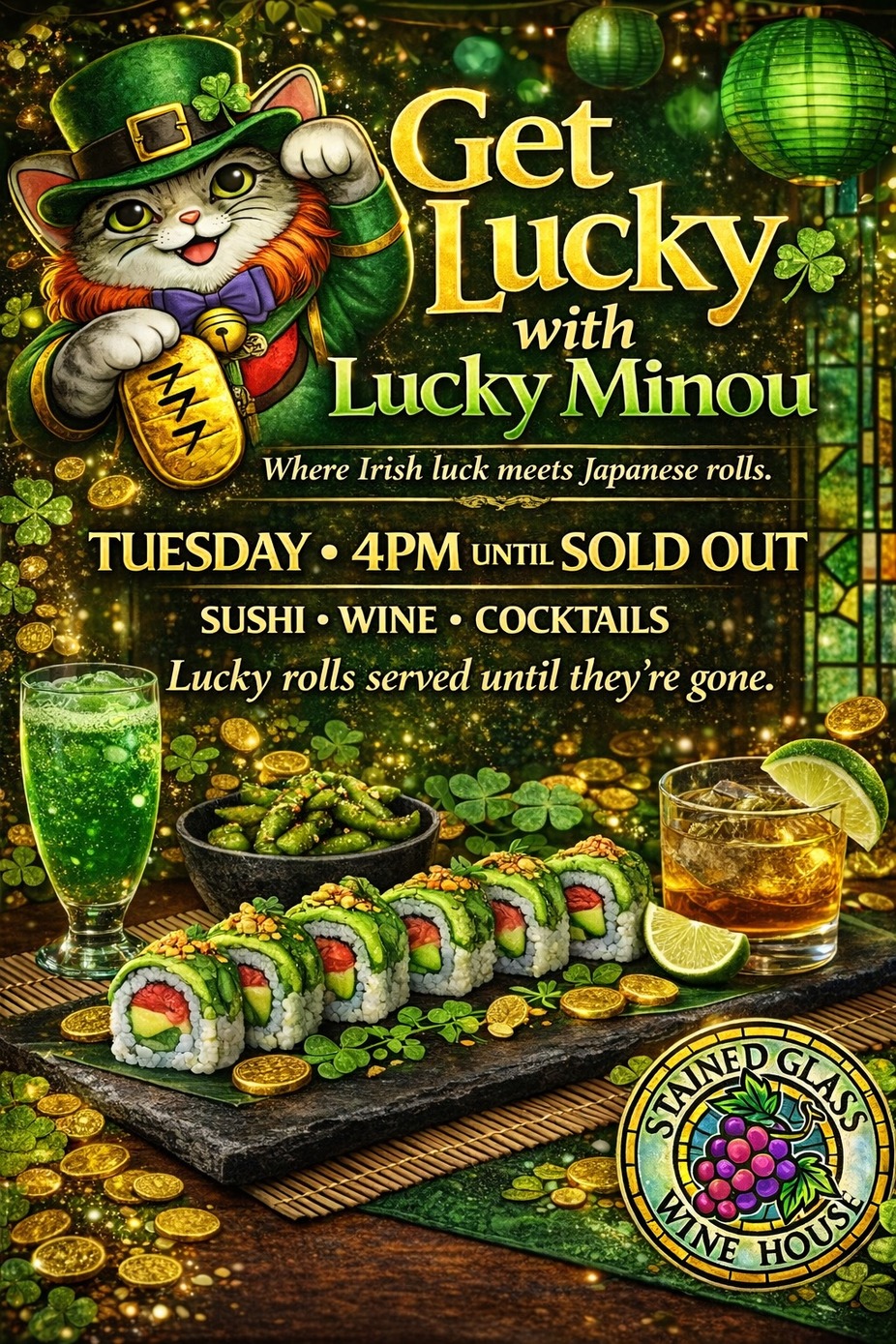 ☘️Get Lucky with Lucky Minou!🍣 event photo