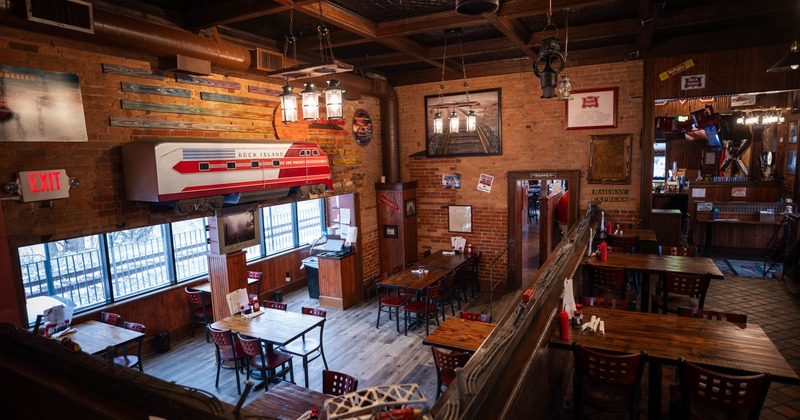 Interior, dining area