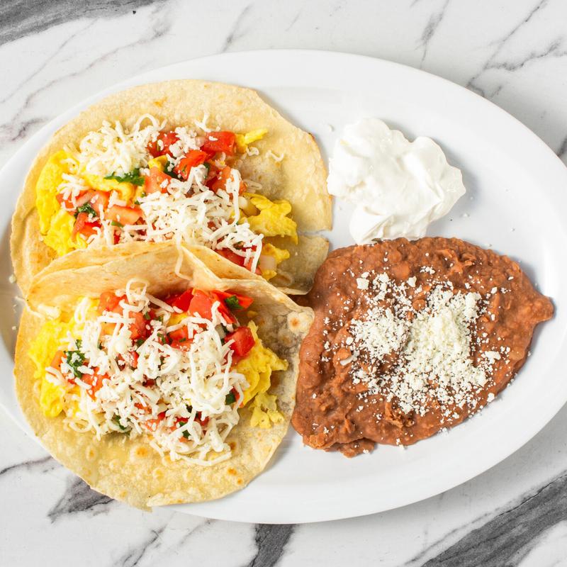 menu item 7 of 38, *Breakfast Tacos