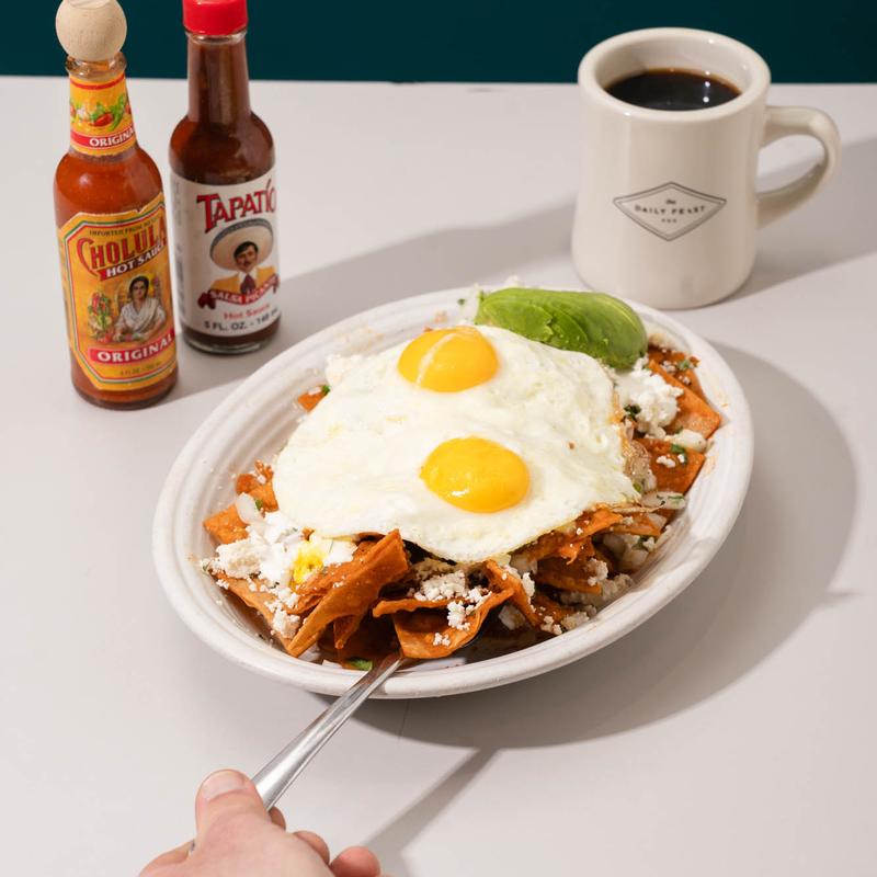 menu item 4 of 9, Chilaquiles