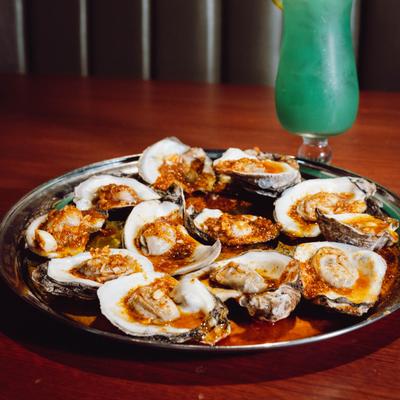 Steamed Oysters plate
