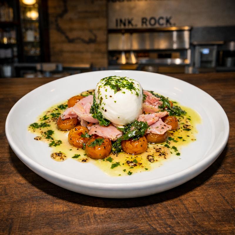 menu item 53 of 68, Mount Vernon  Apricot & Burrata Salad