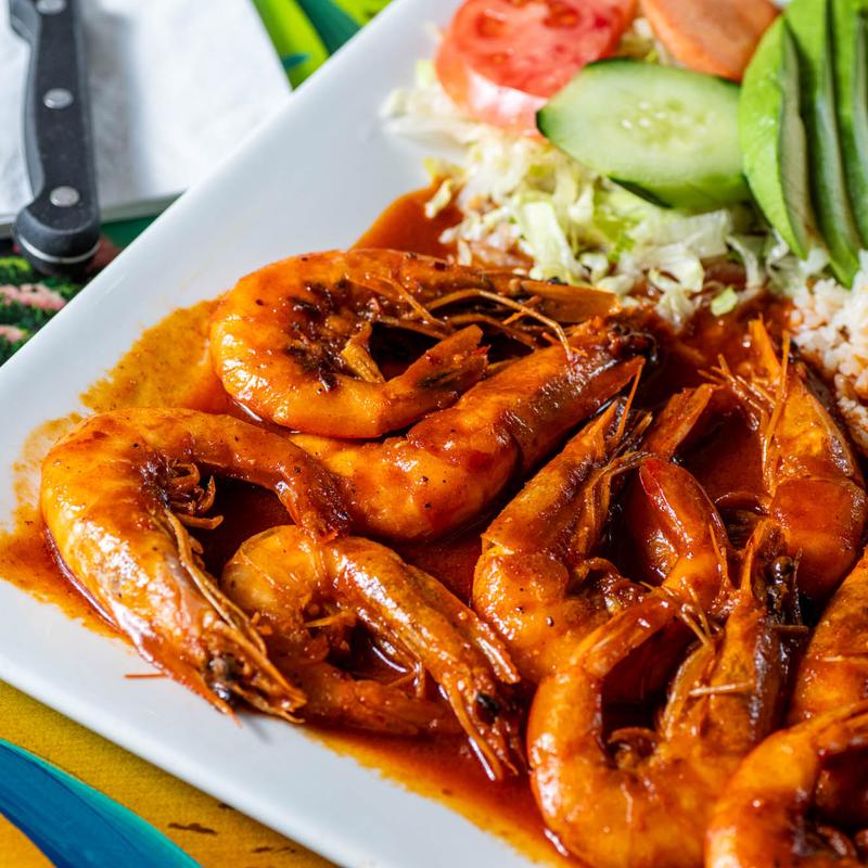 menu item 9 of 11, Camarones a La Diabla