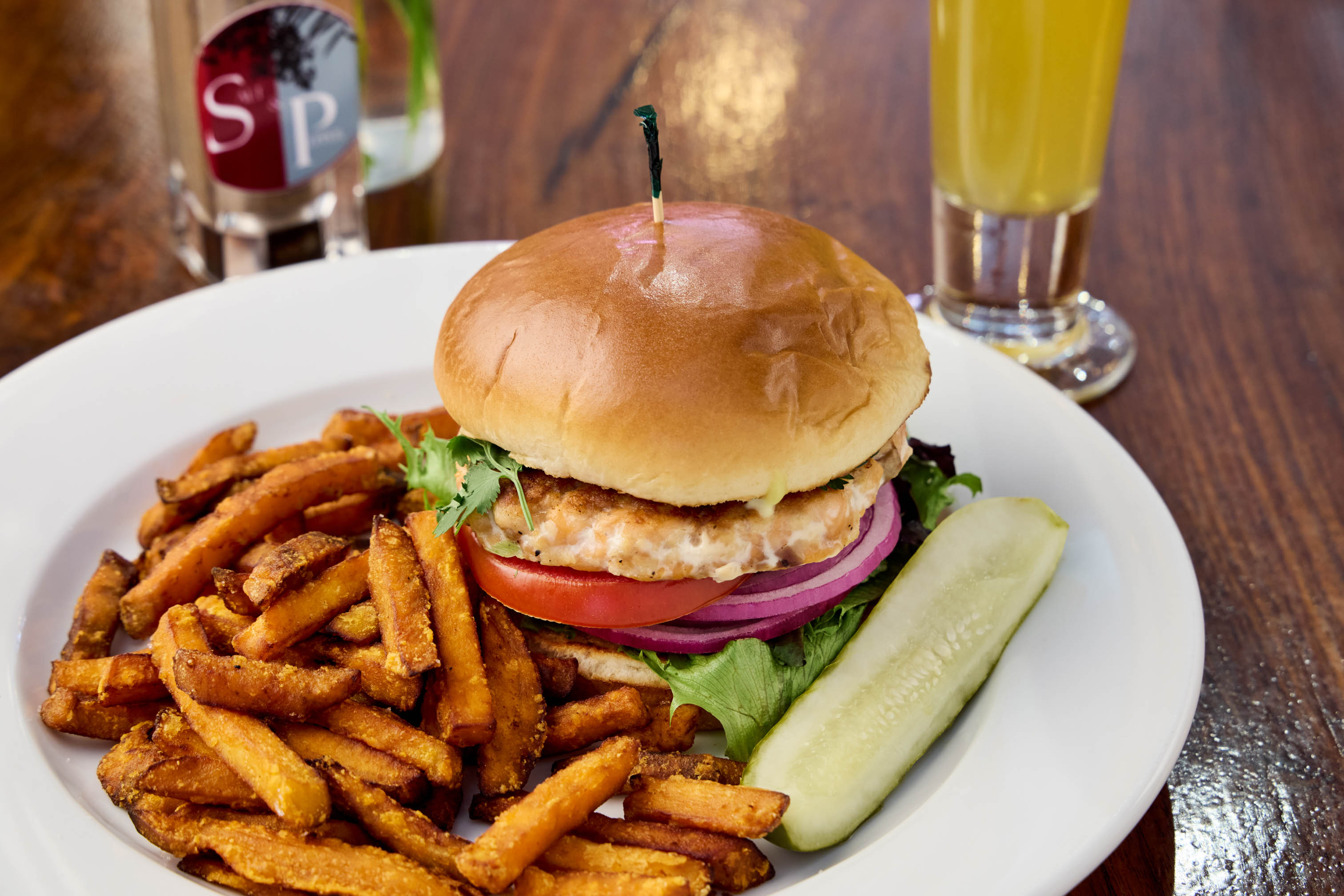 King salmon burger