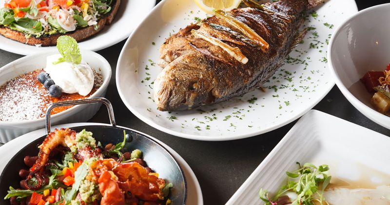 Different types of food on the table