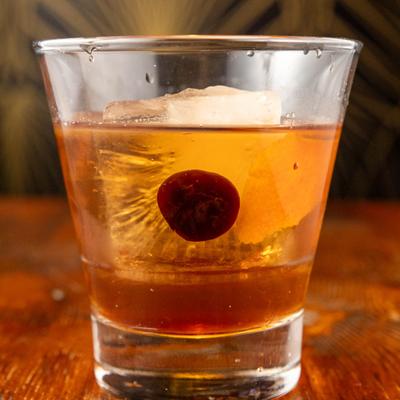 Old Fashioned cocktail.