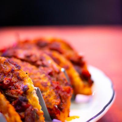 Birria tacos, closeup.