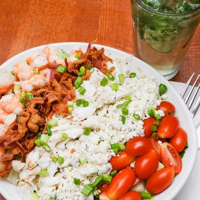 Seafood Cobb Salad.