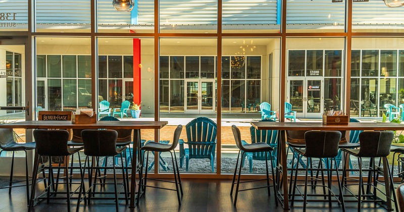 Tables by the window