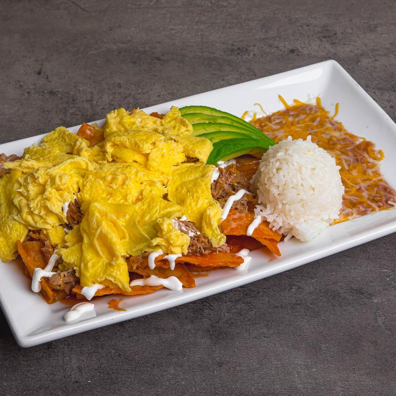 menu item 54 of 111, Honolulu Breakfast Chilaquiles