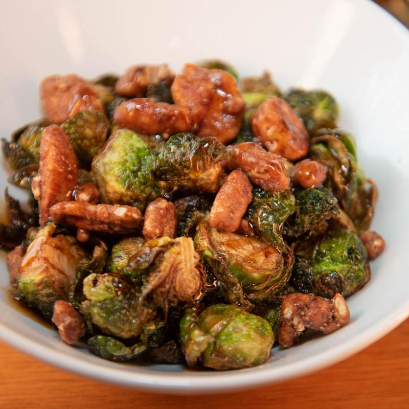 Bourbon Glazed Brussel Sprouts photo