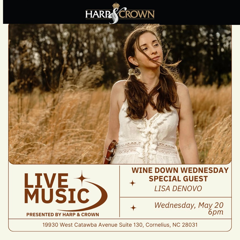 Wine Down Wednesday - Lisa DeNovo at Harp & Crown! event photo