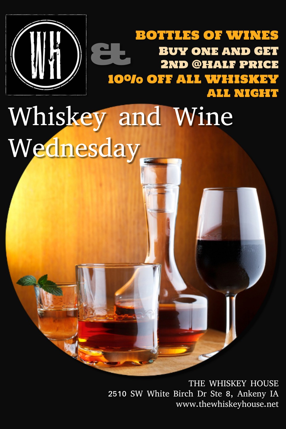 WHISKEY AND WINE DOWN WEDNESDAY event photo