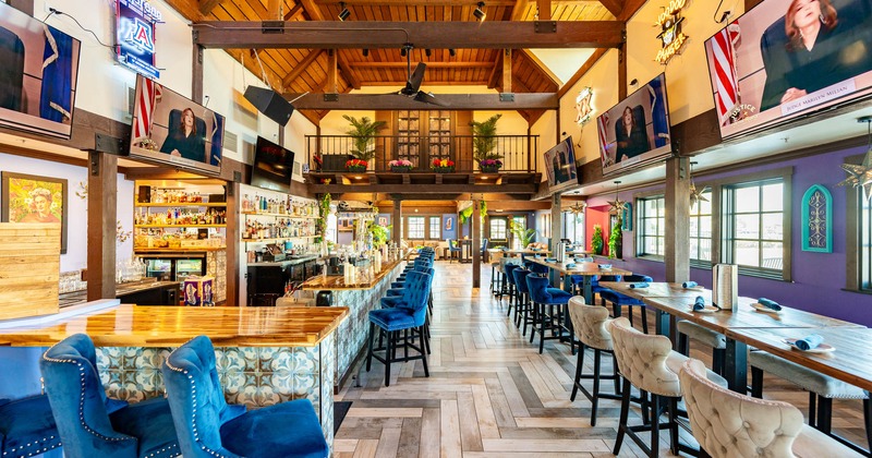 Interior, bar with seating