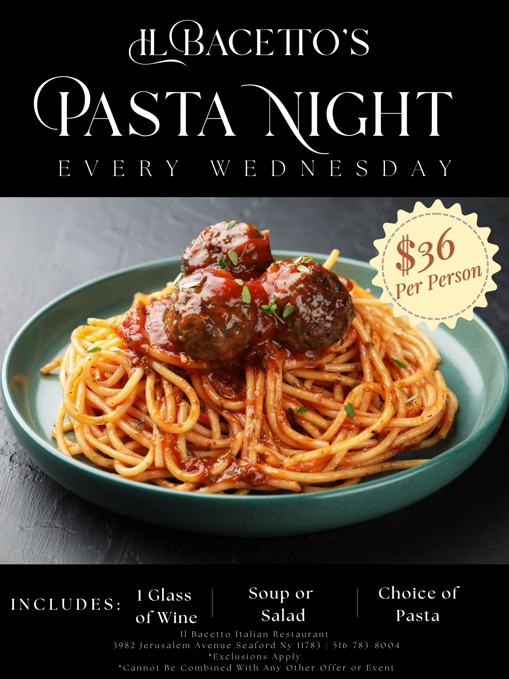Pasta Dish: Spaghetti & Meatballs