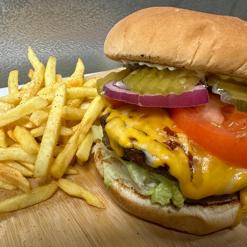 6. Cheese Burger - Fries photo