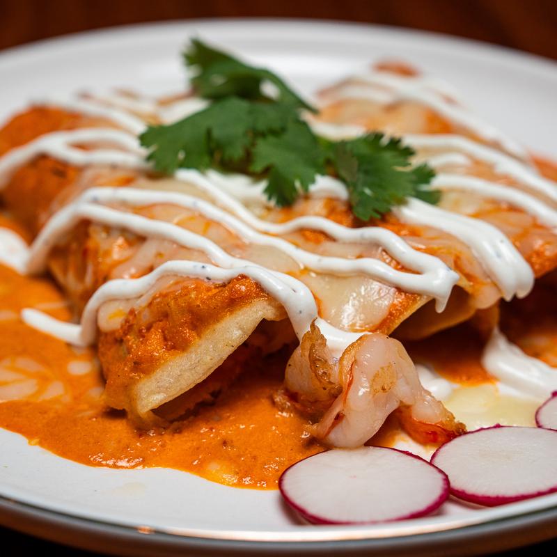 menu item 8 of 8, Enchilada Cancun