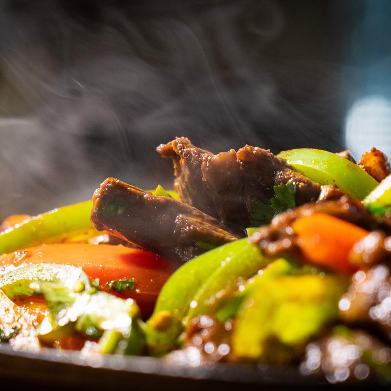 menu item 15 of 16, Sizzling Fajitas