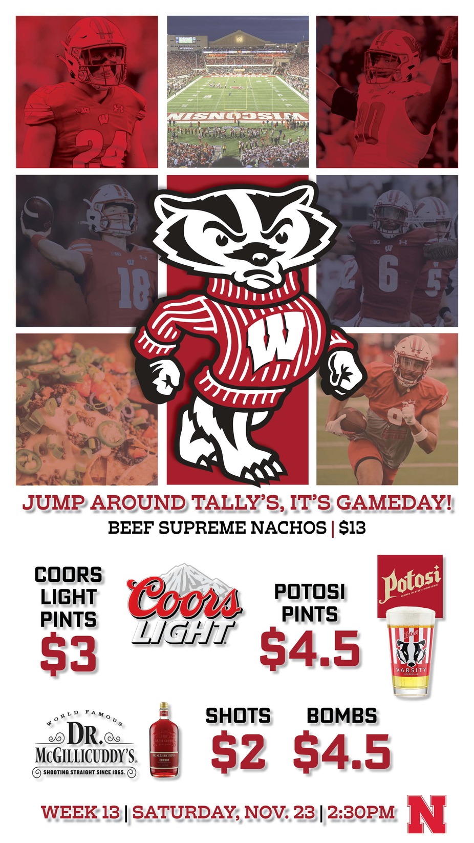 WISCONSIN BADGERS FOOTBALL event photo