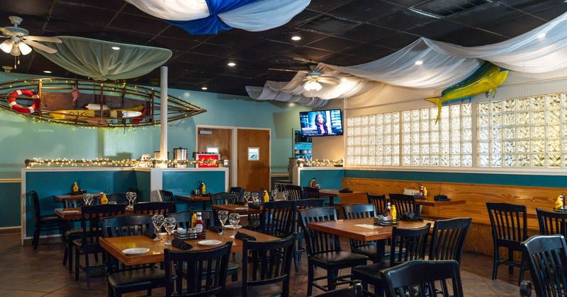 Interior, dining area