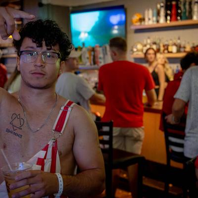 People at the venue.