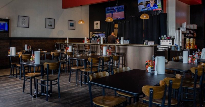 Interior seating area