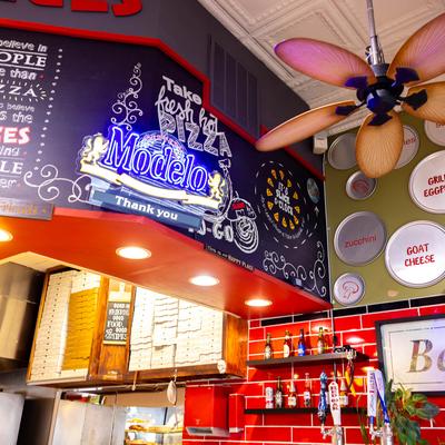 Interior, decorative signs.