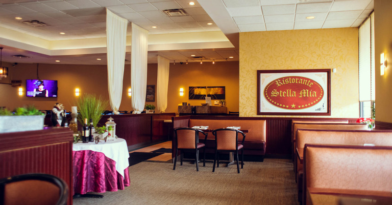 Interior, seating area tables and chairs