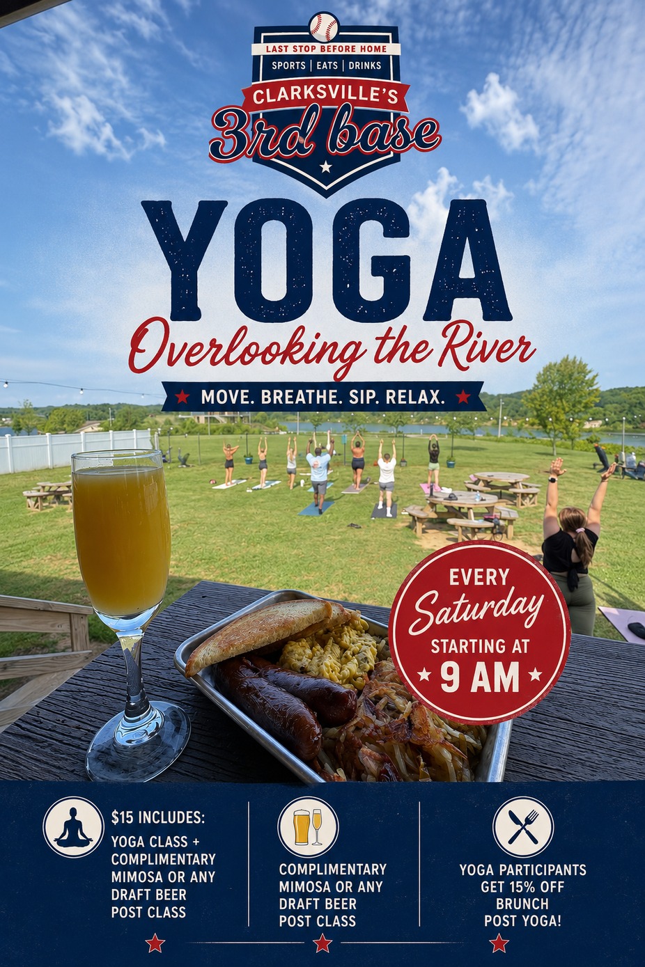 Yoga on the River event photo